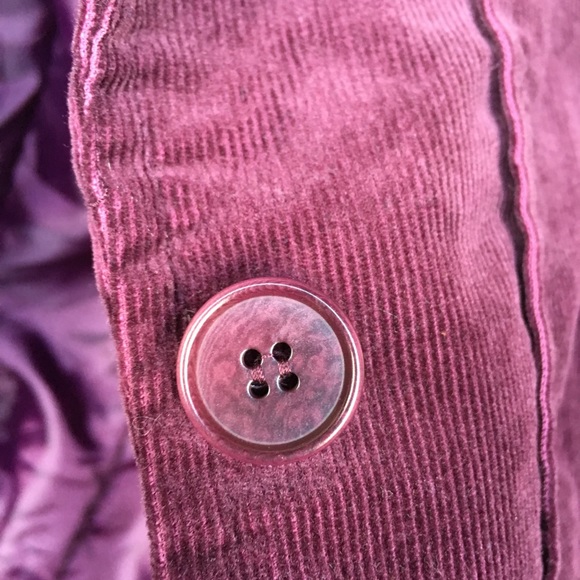 Talbots petites corduroy burgundy blazer size 4P - Picture 5 of 7